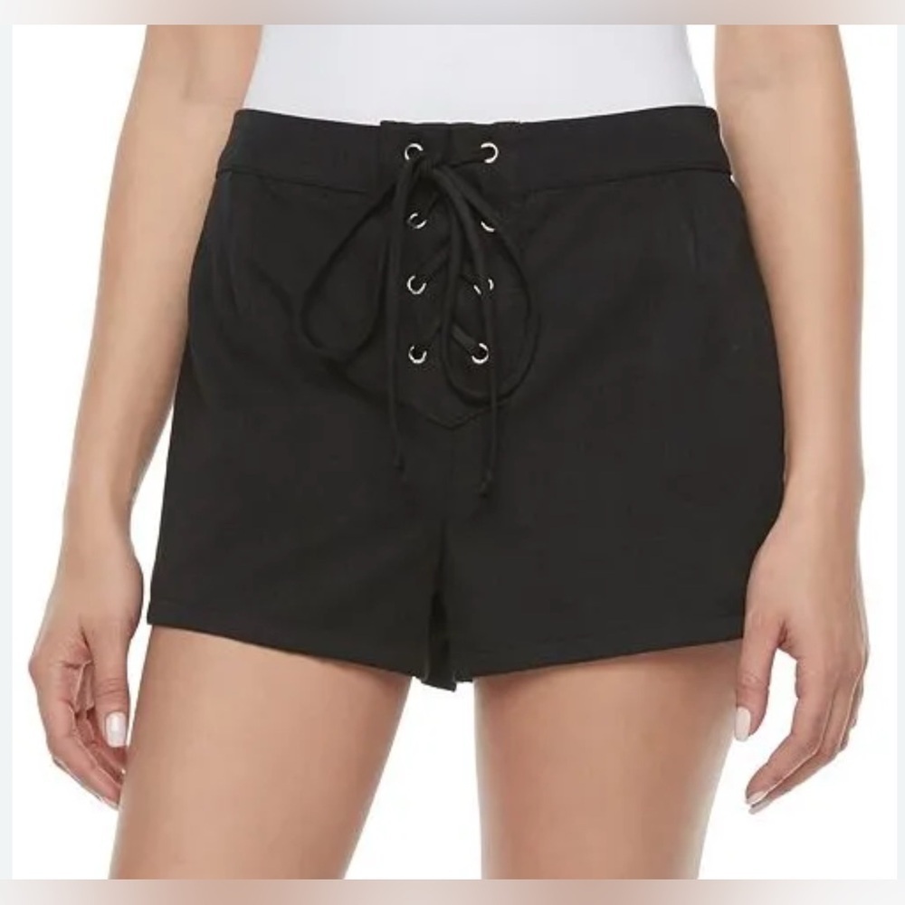 Ladies Pirates of the Caribbean Lace up  Shorts